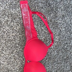 Perfect condition red Victoria’s Secret bra